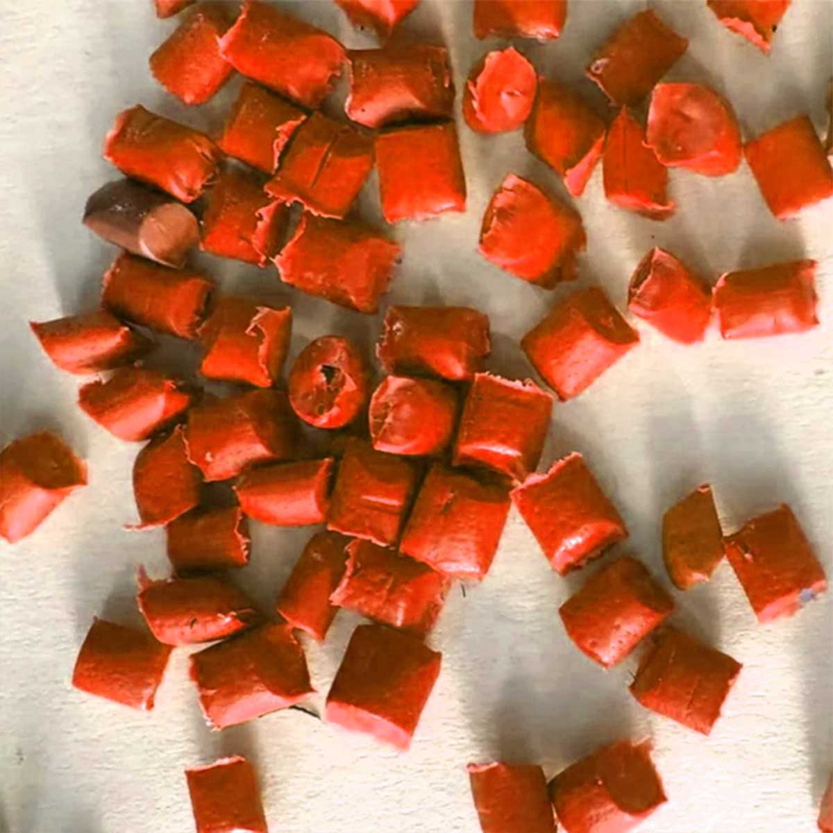 Plastic granule cutting machine 10 plastic-Dana-sample2