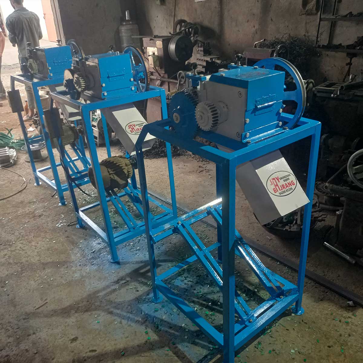 PET strapping band recycling machine 2 Raffia patti cutting machine